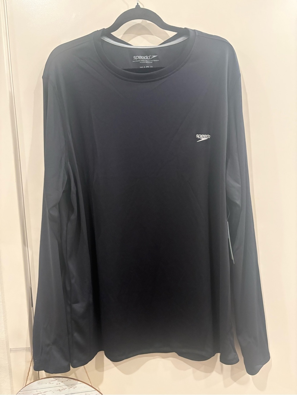 Speedo Black Men’s Long Sleeve Performance Shirt